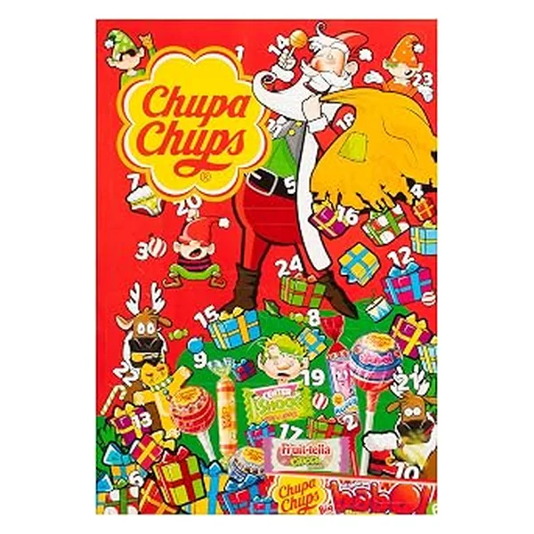 Chupa Chups Calendario de Adviento Mix de Chuches y Piruletas 210,6 g